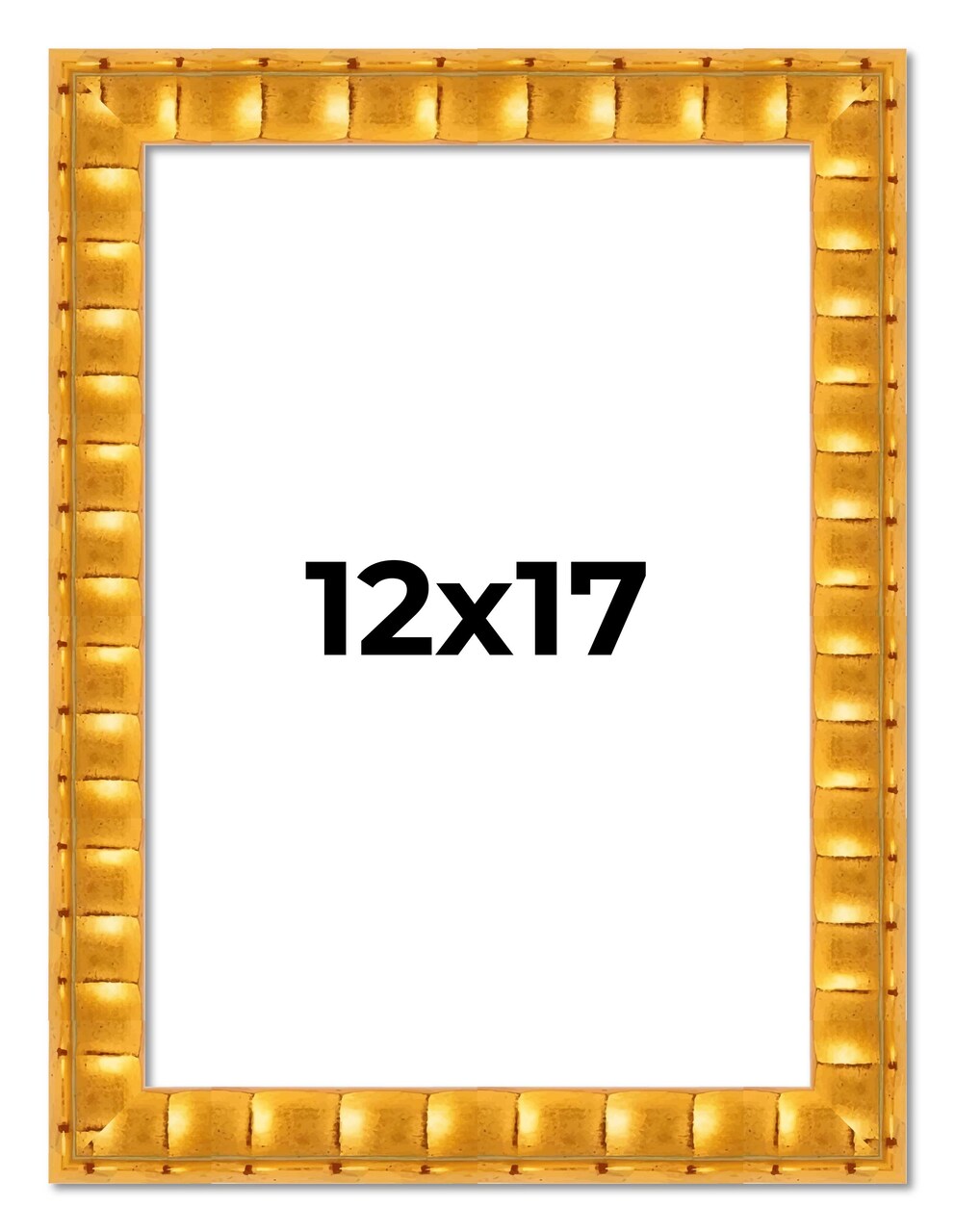 12x17 Bamboo Picture Frame with UV-Resistant Acrylic & Acid Free Backing, Available in 4 Finishes - Brown, Black, Gold, and Natural